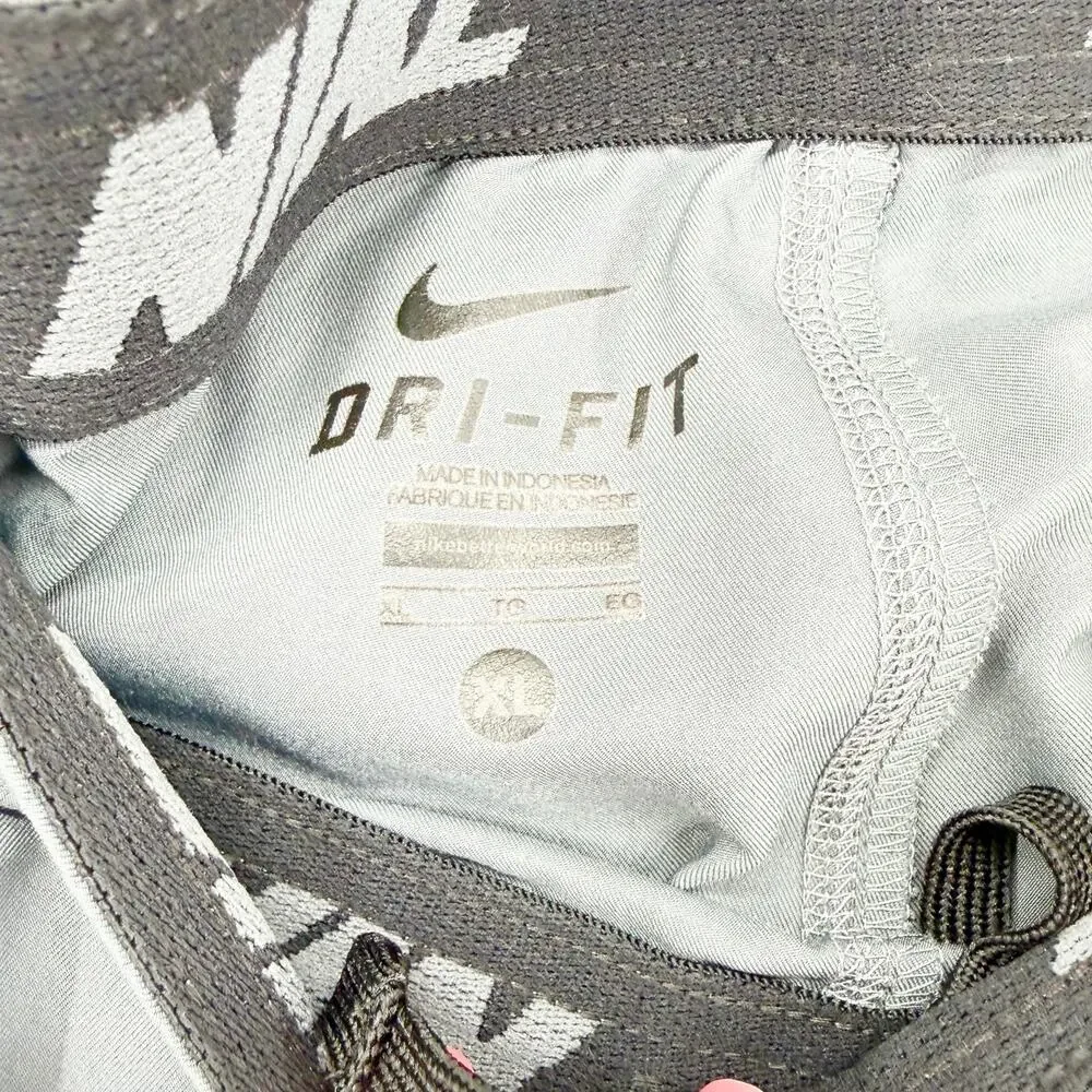 Nike Dri-FIT Gray Jogger Track Pants Men’s XL Athletic Drawstring Pockets